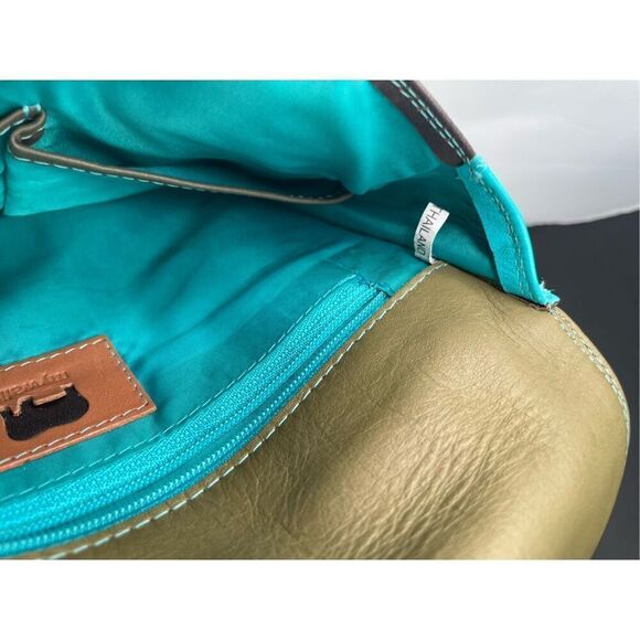 Mywalit Leather Crossbody Travel Bag Multicolored Fall - Picture 9 of 12